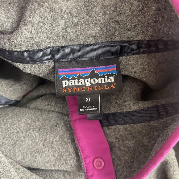 Patagonia Synchilla XL Lightweight Snap T Fleece Pullover Jacket Gray - Picture 2 of 10